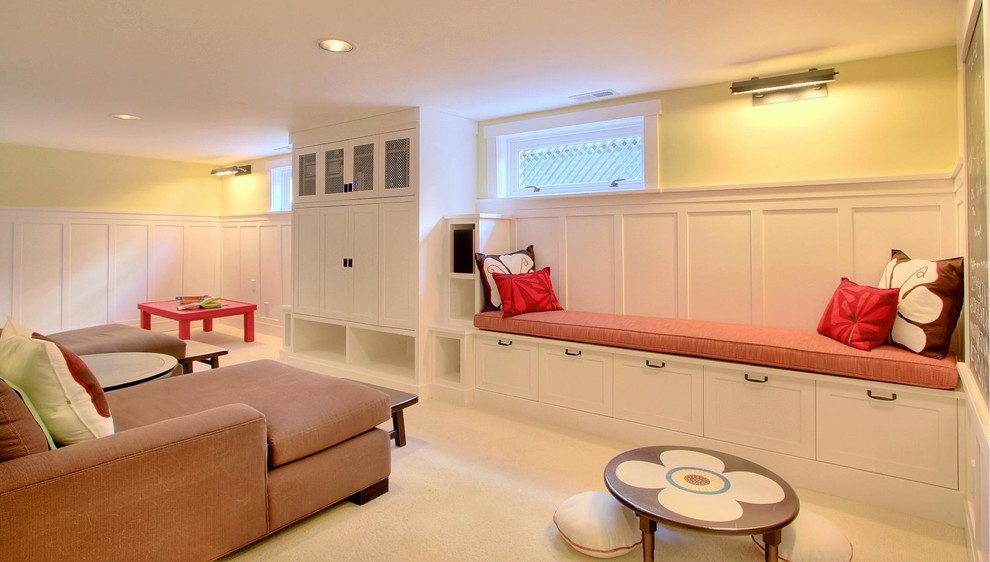 JAS Design-Build: Basements - Craftsman - Basement - Seattle - by JAS ...