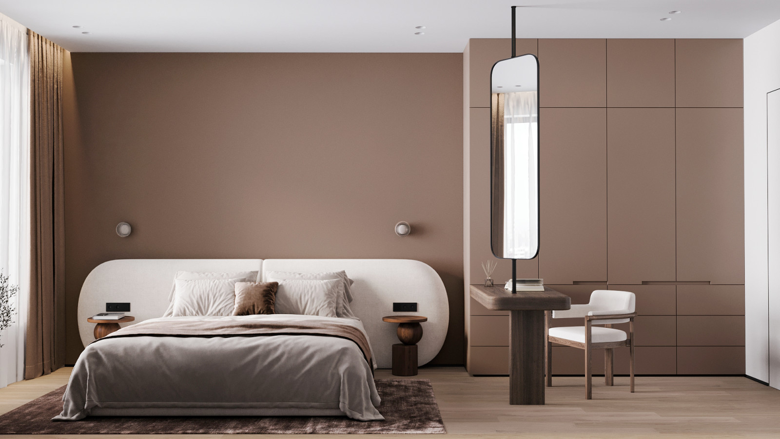 ЖК «Grand View» - квартира площадью 111,8 м2 в стиле уютный минимализм