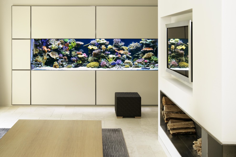 Modernes Wohnzimmer in Hamburg