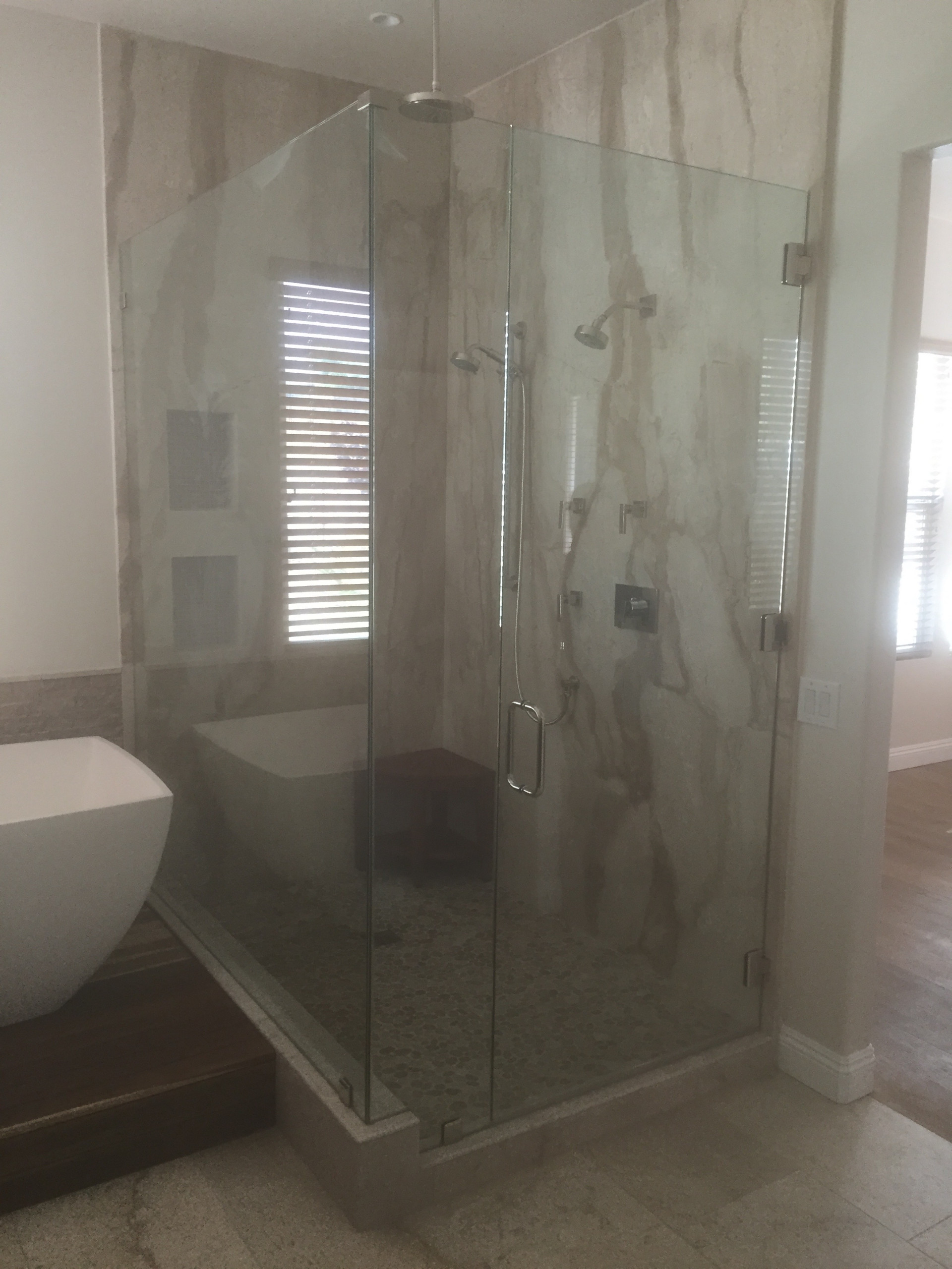 Marble Slab Shower