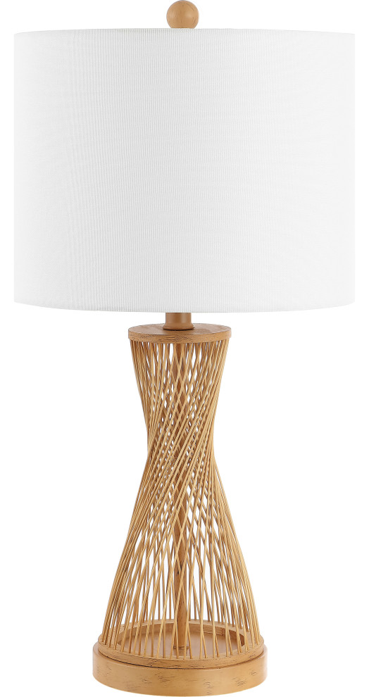 Magnus Bamboo Table Lamp - Natural Brown