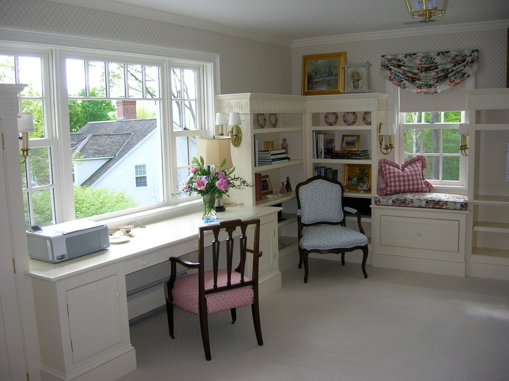 Ladies Sitting Room - Traditional - Home Office - Boston - by Lisa