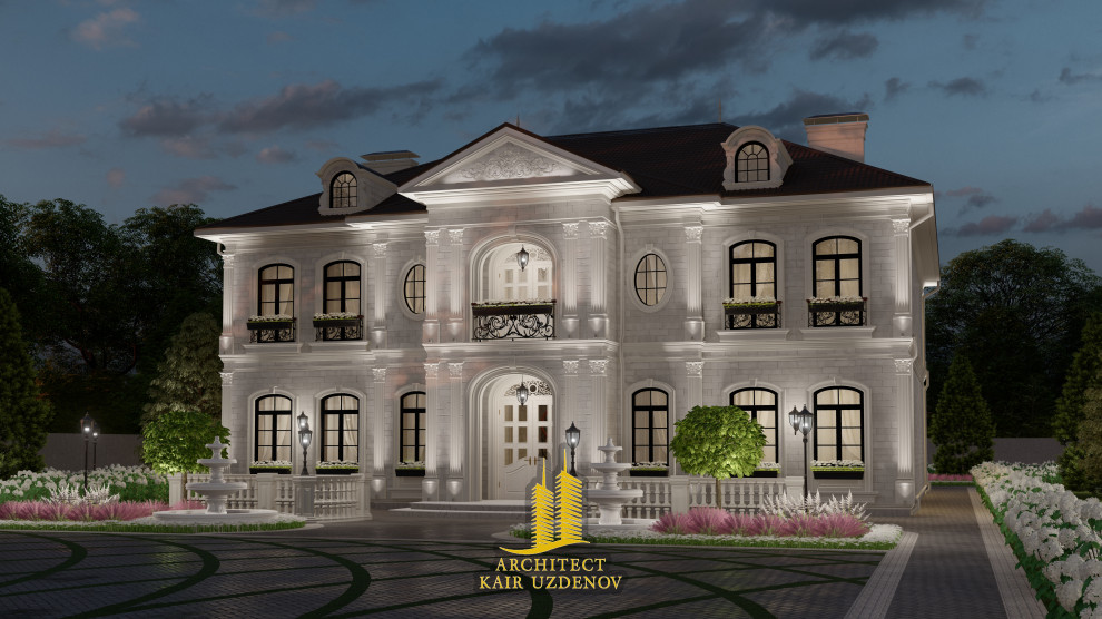 Проект дома в стиле Французский ренесанс