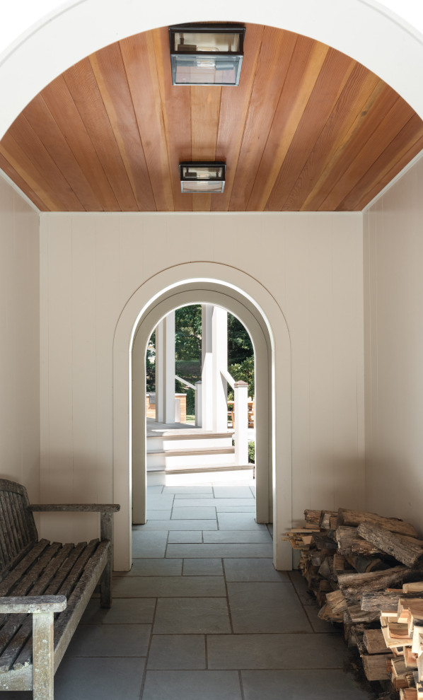 Example of a classic exterior home design in Boston