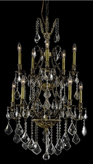 Elegant Lighting 9610D26AB/EC Chandelier from the Monarch Collection