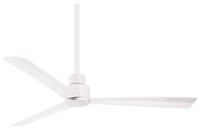 Minka Aire Simple Ceiling Fan Flat White