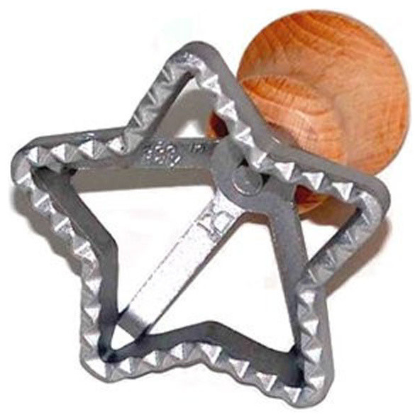 Eppicotispai Sunflower Ravioli Stamp - 2.8" Aluminum Cutter & Sealer With Beechwood Handle - View #3