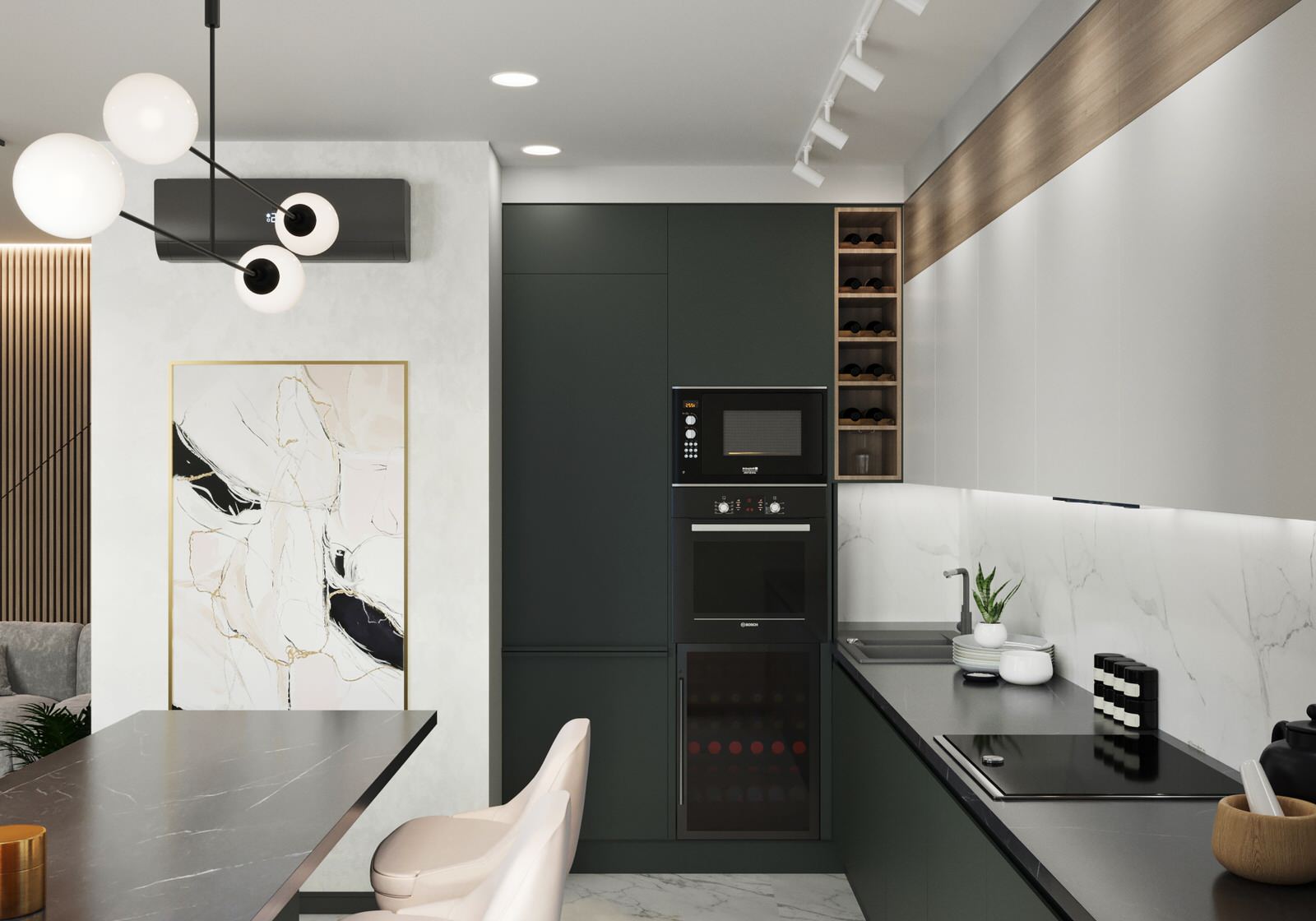 Двухуровневая квартира в Подольске