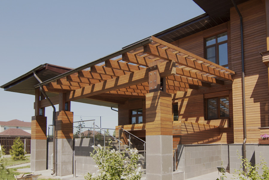 навес над террасой