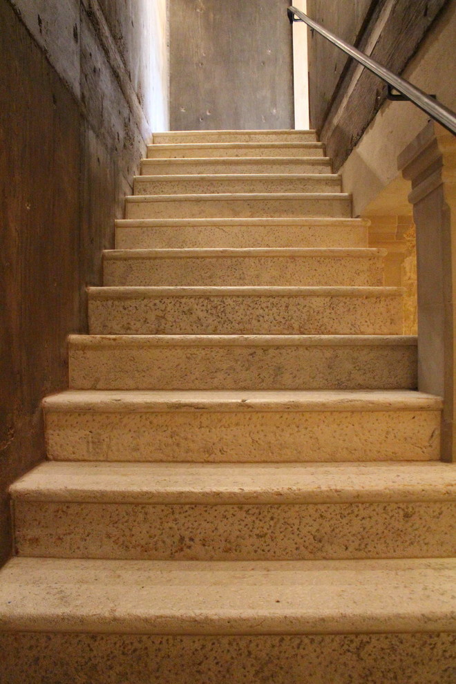 This is an example of a large mediterranean staircase in Other.