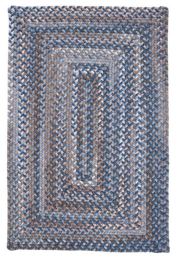 Gloucester Rug, Laguna 3' square Contemporary Area Rugs by BisonOffice Houzz