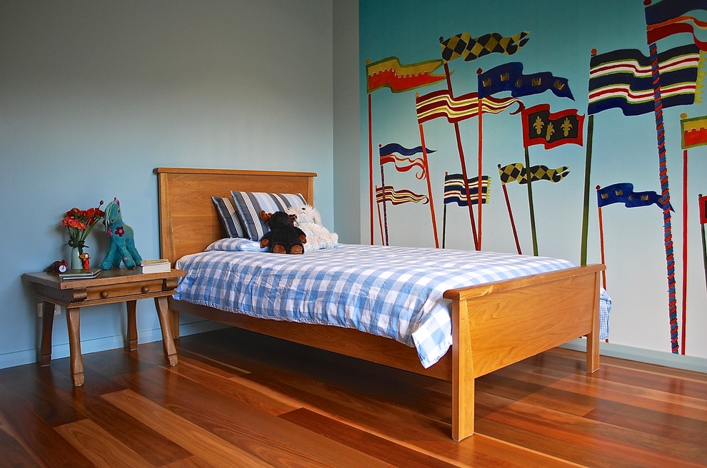 This is an example of a contemporary kids' room.