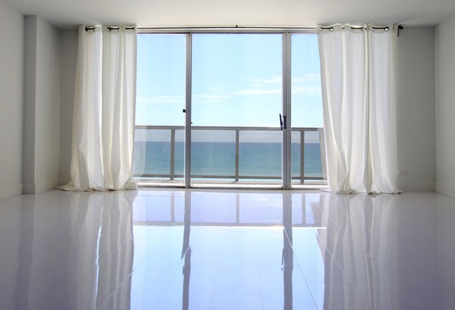 White Glossy Laminate Floors Modern Miami By Glace Floors