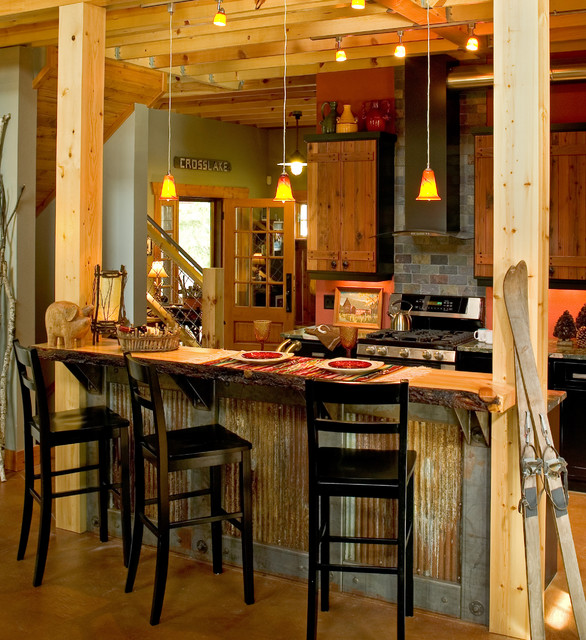 Kitchen Rustic Kitchen Minneapolis By Lands End