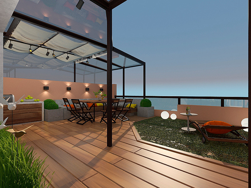 Двухэтажная квартира с террасой