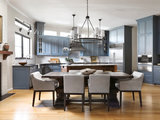 Transitional Dining Room by Total 360 Interiors