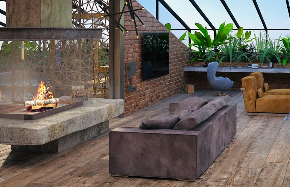 Пентхаус на мансардном этаже