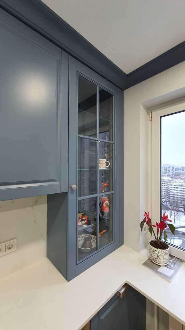 Соременная классика в серо-голубых тонах