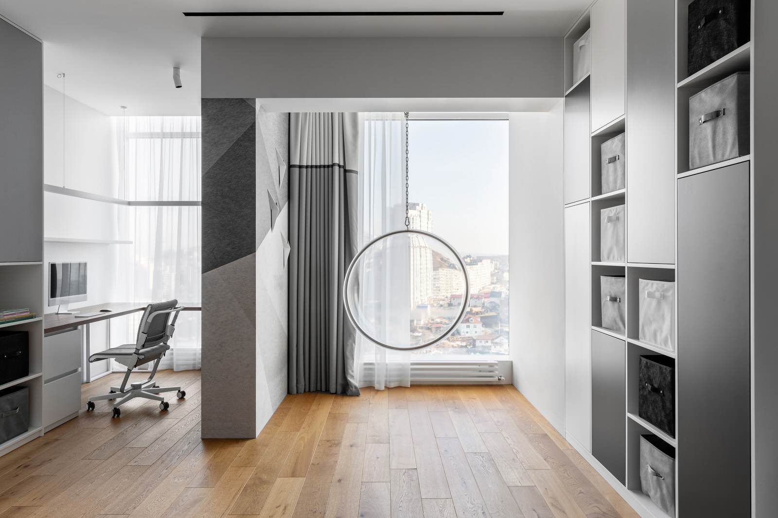 Реализованный дизайн-проект квартиры в ЖК "Высота"