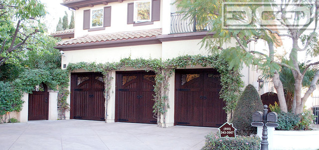Custom-Made French Mediterranean Style Garage Doors & Entry Gates!
