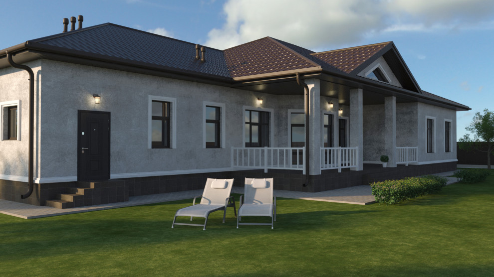 Проект дома 320 м.кв. в п. Марьино