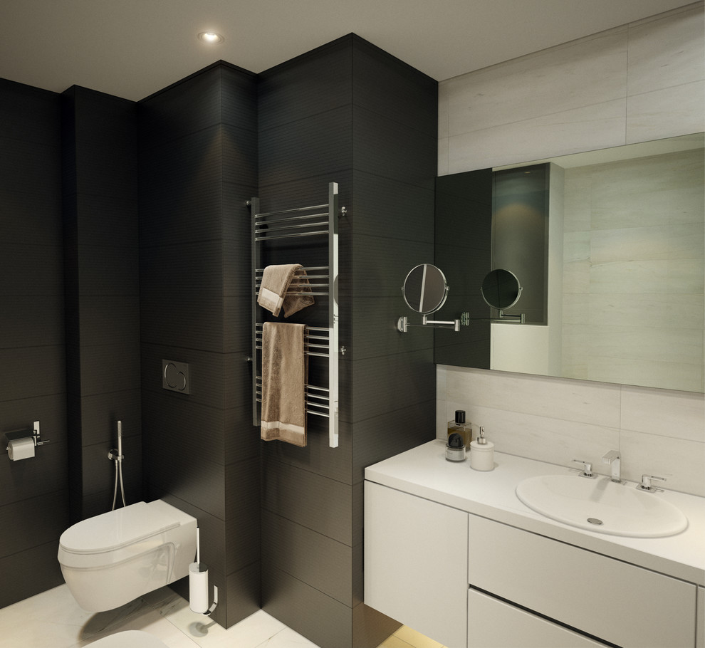 Дизайн квартиры в современном стиле (140м2)