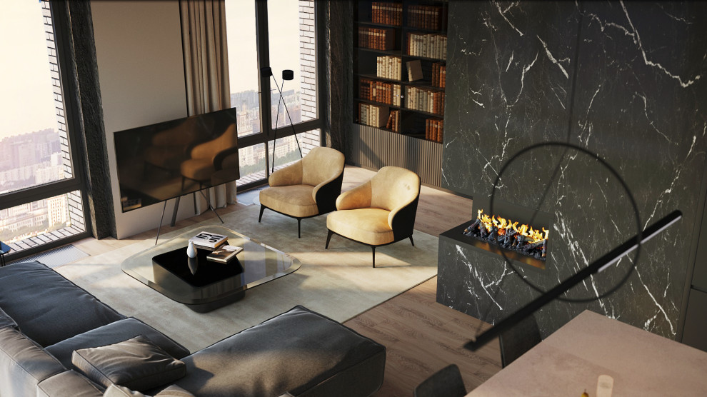 Квартира 110м2 в современном стиле