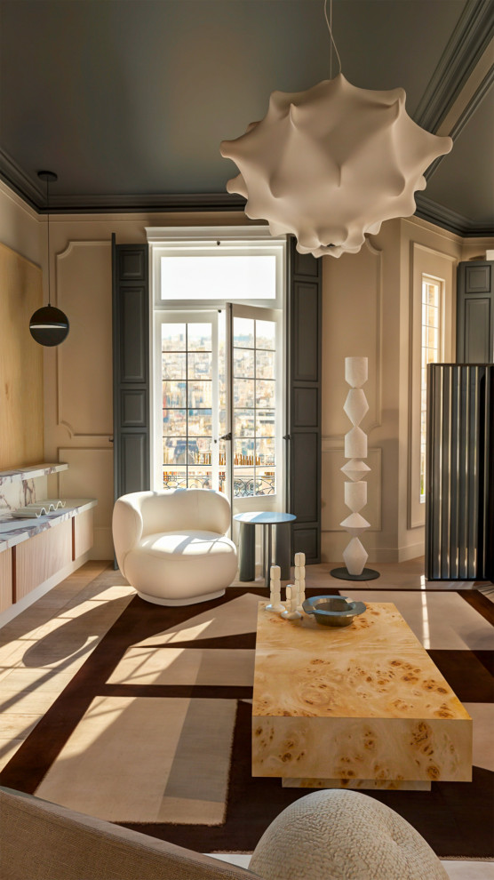 Projet concept – Appartement haussmannien contemporain (3D)