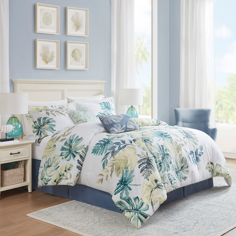 Harbor House Lorelai Cotton Printed 6 Piece Comforter Set in Multi