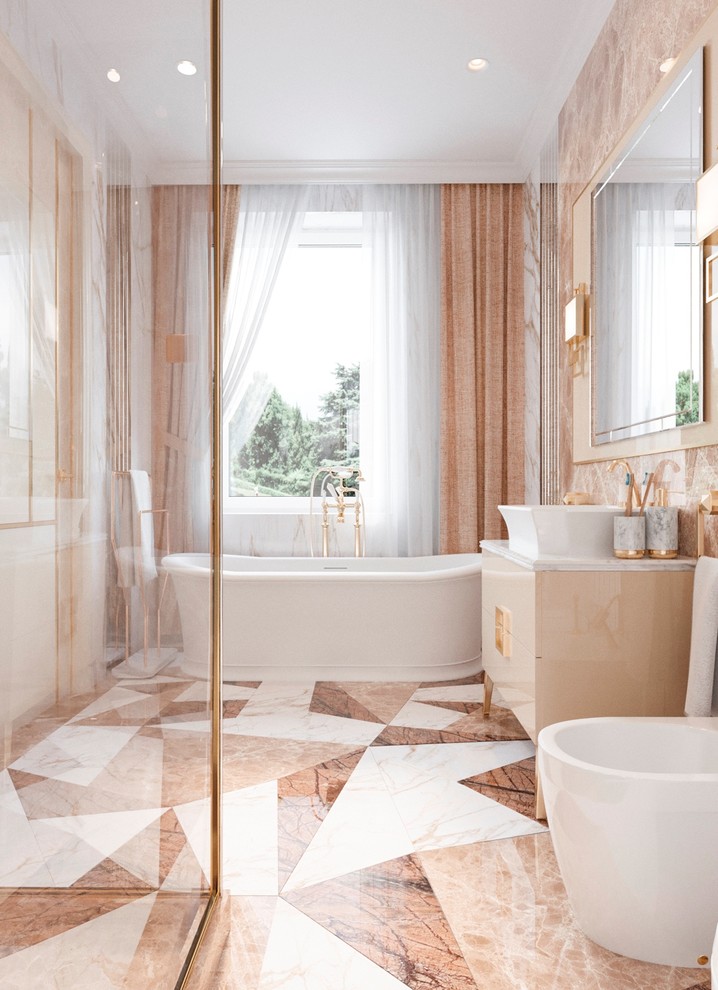 Роскошь в стилистическом разнообразии - ванная