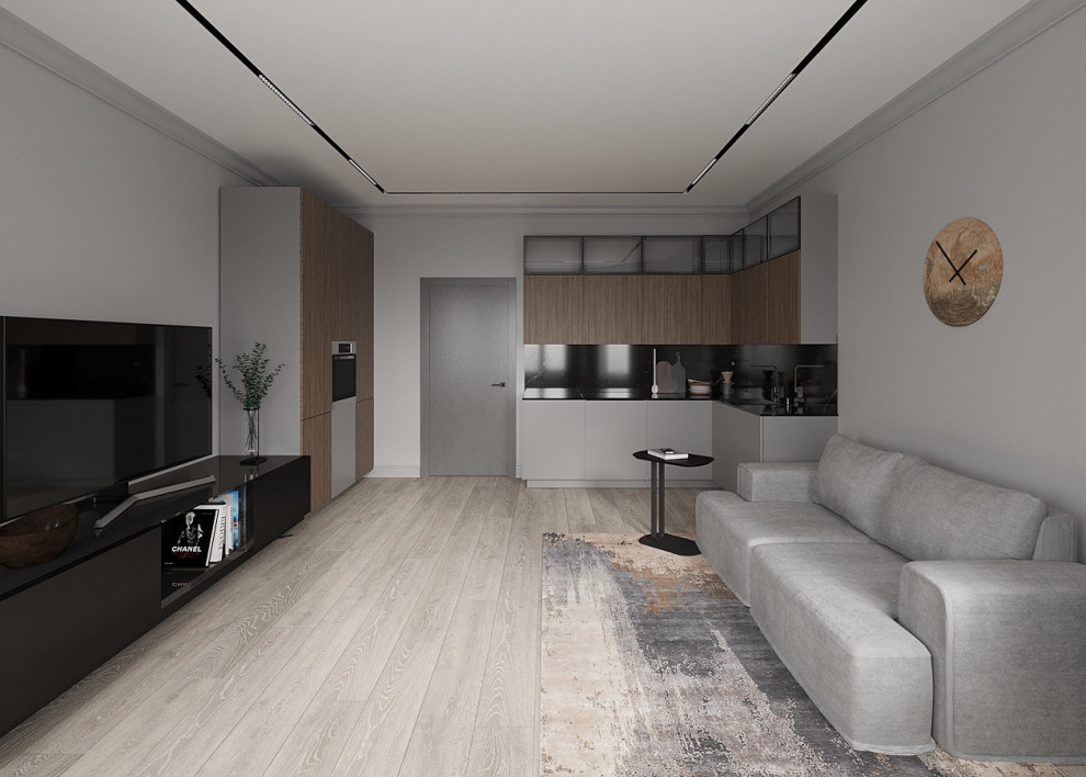 Кухня-гостиная в современном стиле