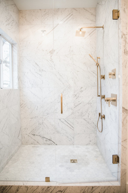 Travis Heights Marvel modern-bathroom