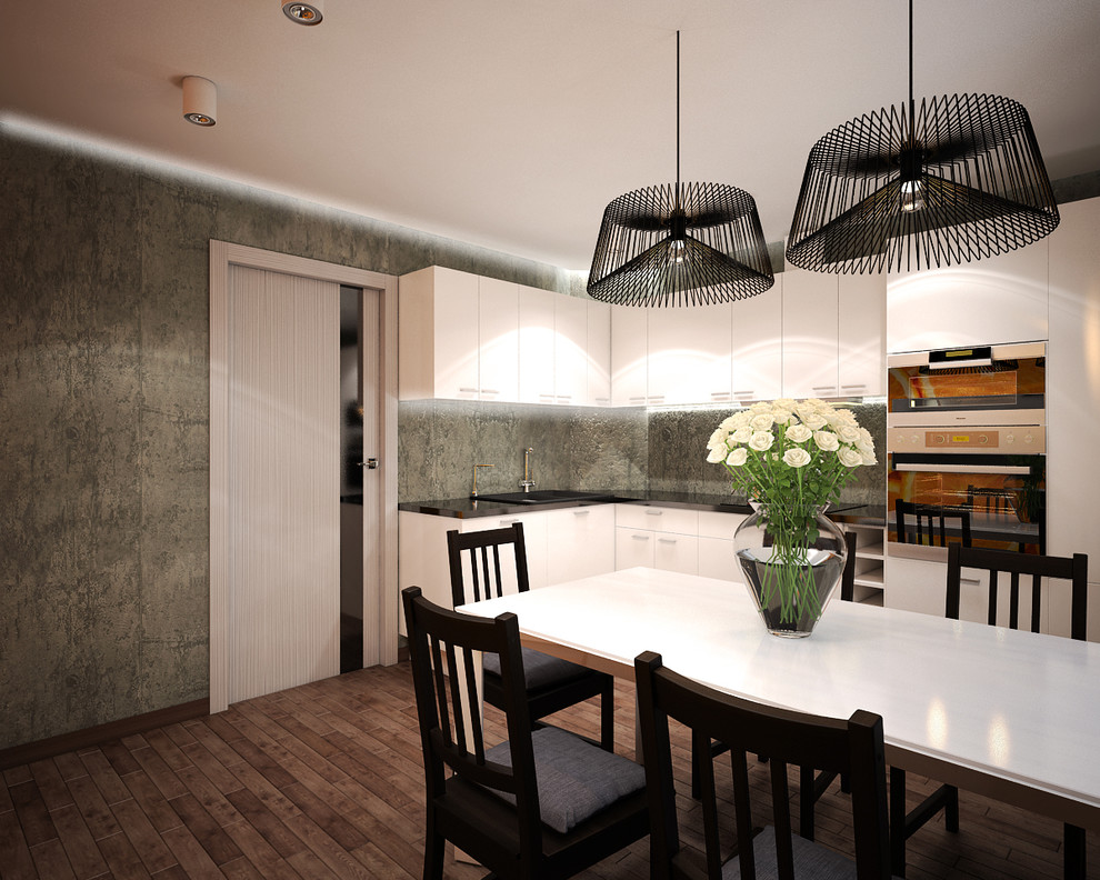 Дизайн-проект 3-х комнатной квартиры,103 м2.  Стиль Современный