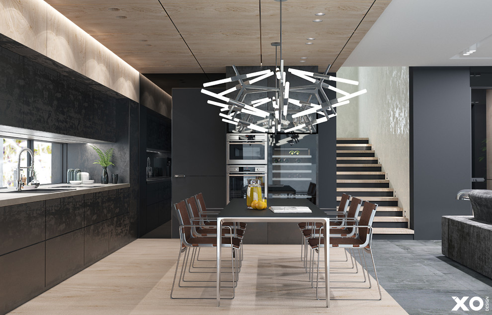 Luxury interior in 216 m2