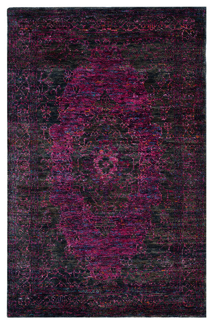 safavieh tangier slate blue fuchsia area ru