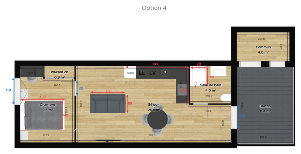 Agencement d’un plateau en vue d’une rénovation