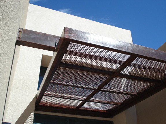 Steel Awning - Modern - Patio - Albuquerque - by Modulus 