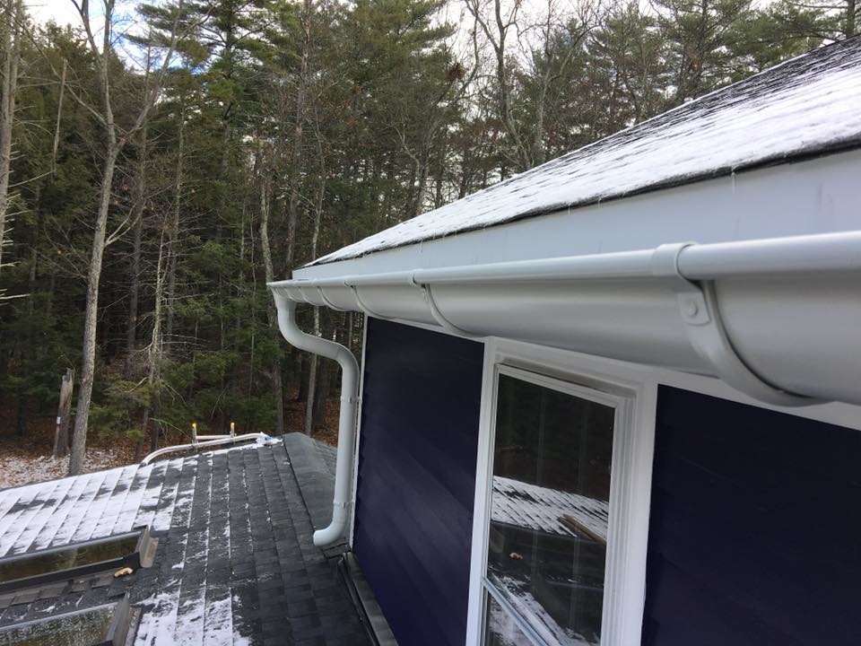 Painted Steel Gutter System Traditional New York by SUNRISE ON