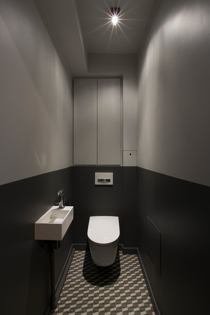 Acacias trendy-lille-badevaerelse