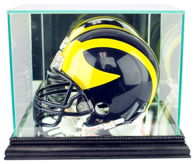 Mini Football Helmet Display Case Traditional Display And Wall