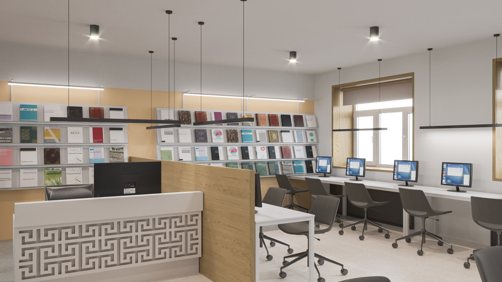 Дизайн-проект Модельной библиотеки в с.Кижинга (Республика Бурятия)