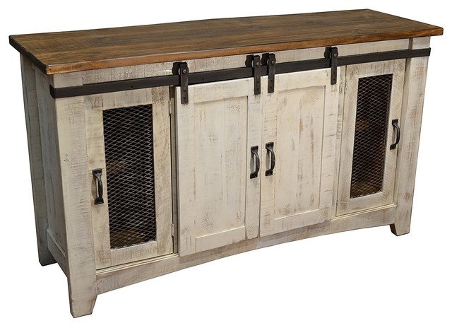 Anton Sliding Barn Door TV Stand - Farmhouse ...