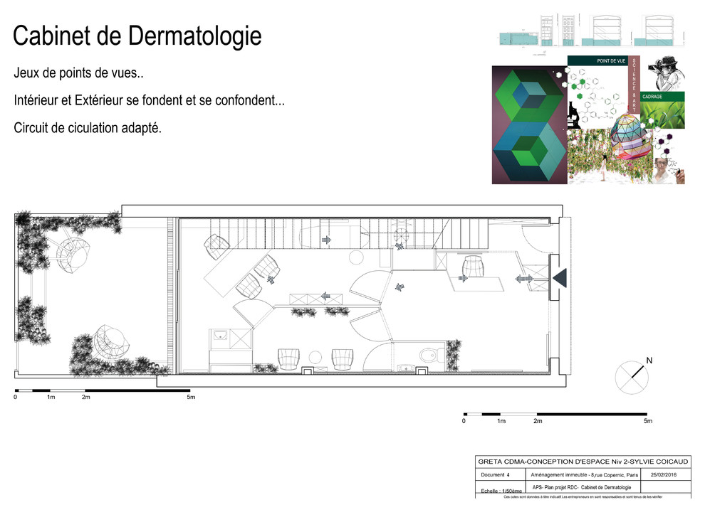 Etude & Conception d'un Cabinet de Dermathologie - Paris 16ème :