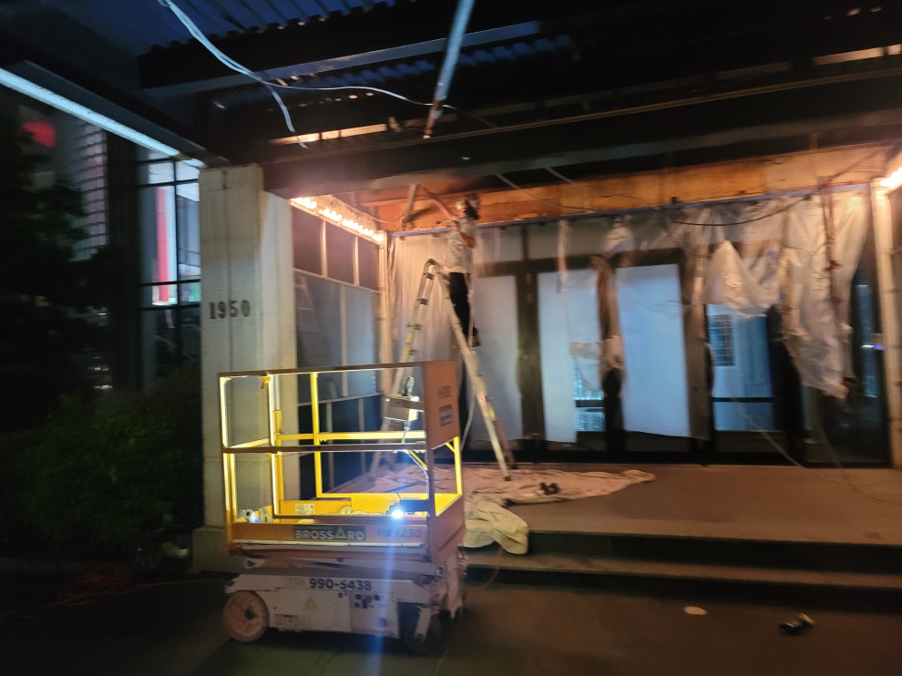 EXTERIOR PAINTING LE MONT BLANC HOTEL