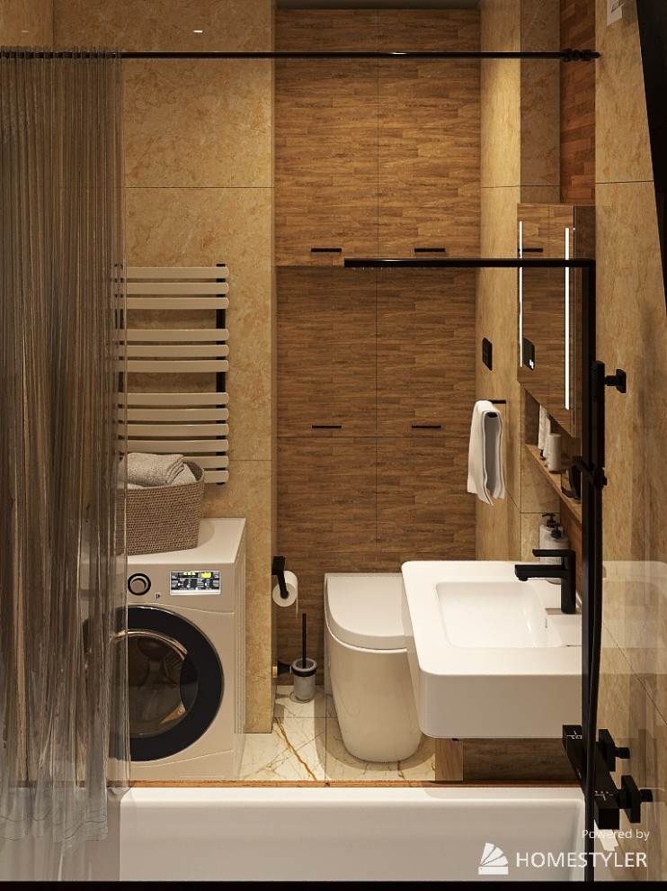 Санузел и кухня с Сталинке