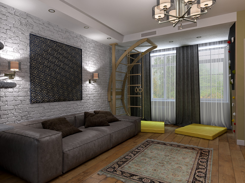 Проект интерьеров таунхауса "Смешанные чувства"