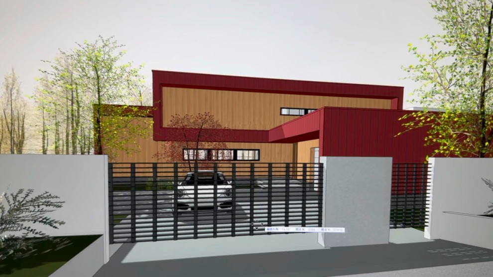 ゴルフスタジオのある家