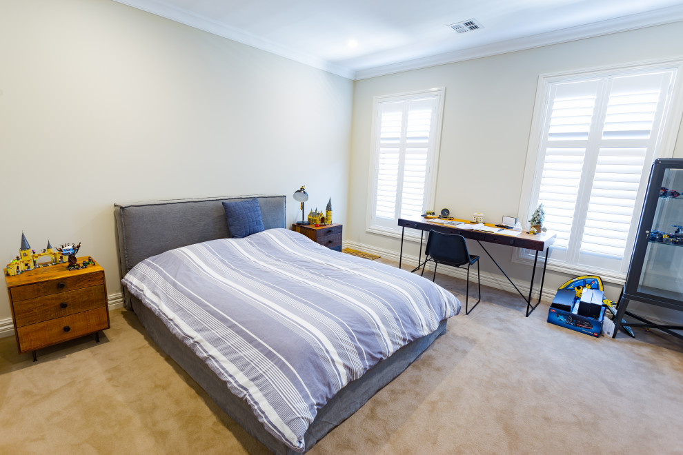 This is an example of a contemporary kids' room in Melbourne.