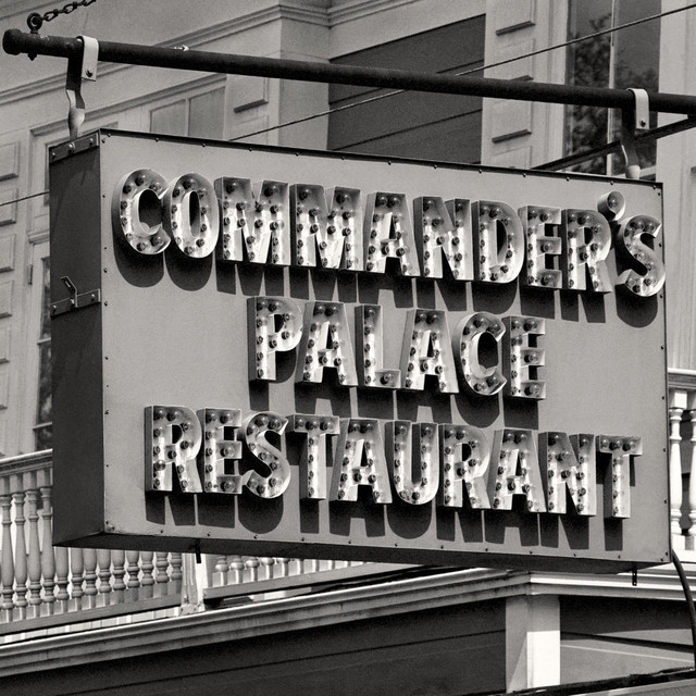 Commanders Palace Restaurant New Orleans LA Fine Art Black & White Photography,