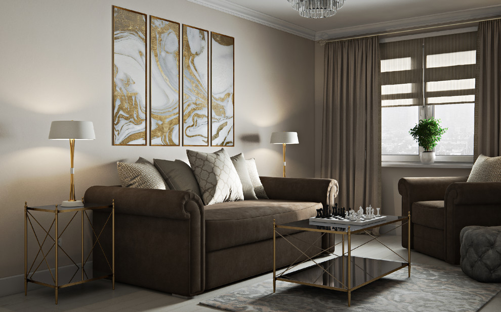 Гостиная в стиле современной классики